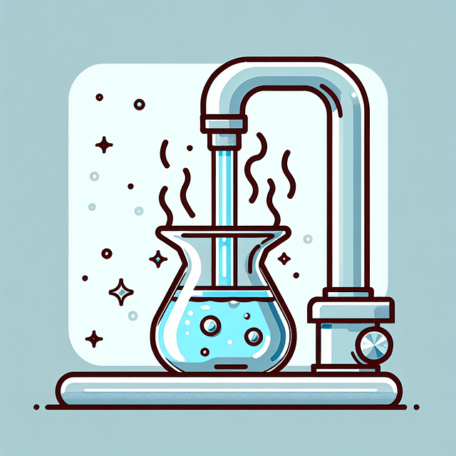 rinsing a glass banger under warm running water