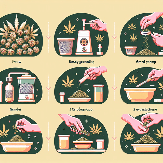 dried cannabis flowers ready for extraction