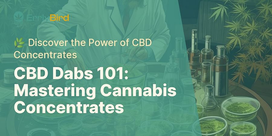 CBD Dabs 101: Mastering Cannabis Concentrates - 🌿 Discover the Power of CBD Concentrates
